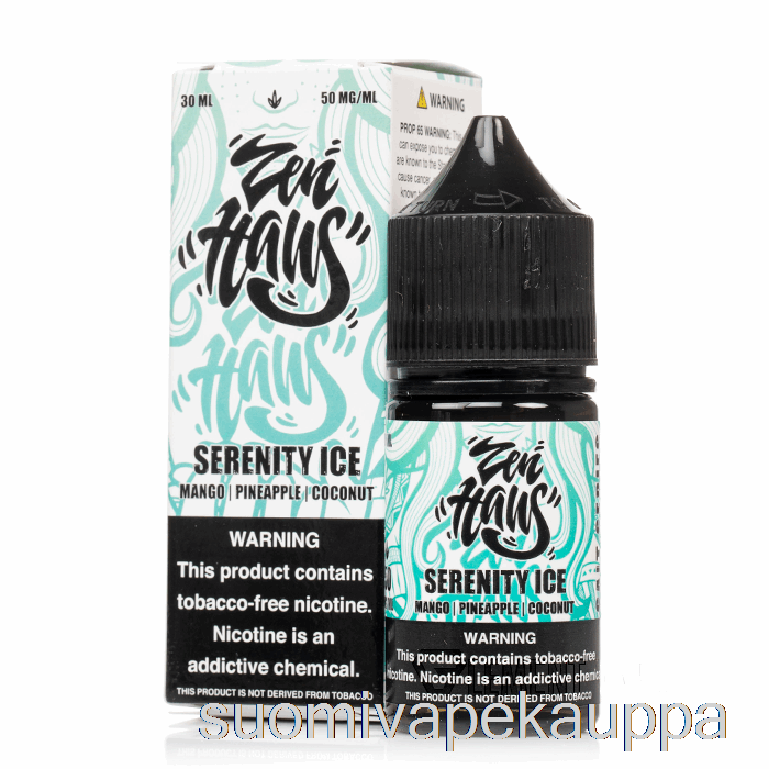 Vape Suomi Serenity Ice - Zen Haus Suolat - 30ml 30mg